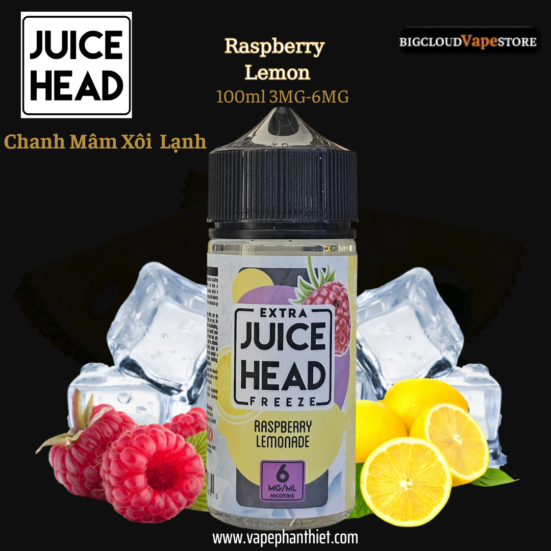 JUICE HEAD 100ML 3MG-6MG MÂM XÔI CHANH